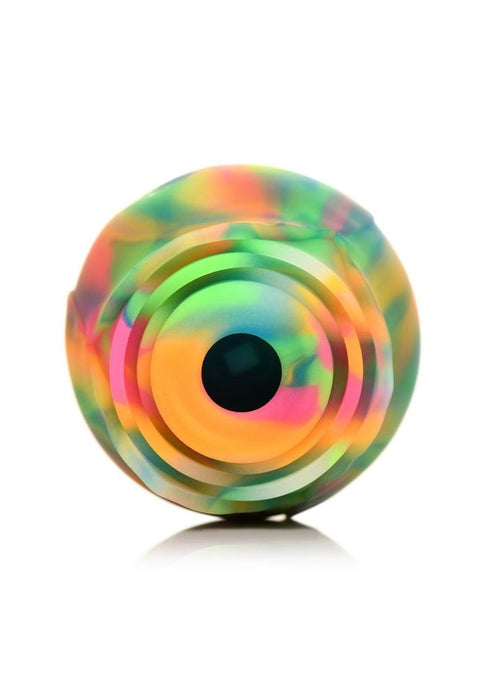 Bloomgasm Glow Rose Rechargeable Silicone Glow-in-the-Dark Rose Clit Stimulator - Multicolor