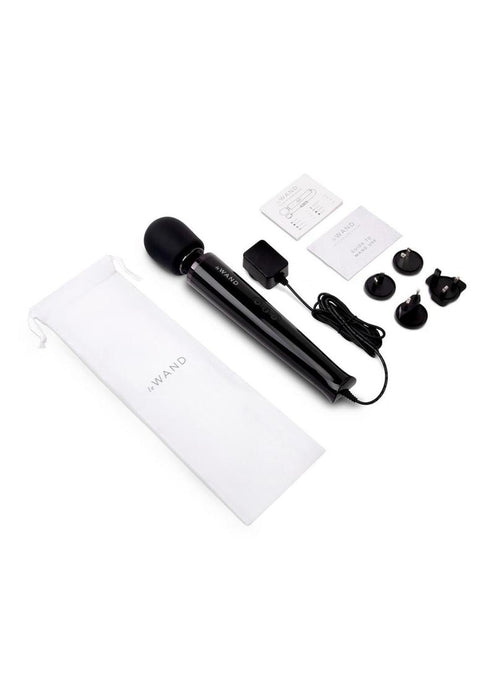 Le Wand Plug-in Massager - Sky Black