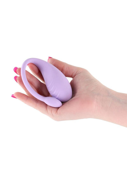 Techno Rave Rechargeable Silicone App Compatible Vibrator - Lavender