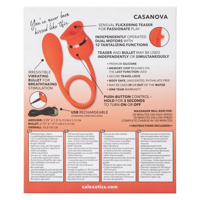 French Kiss Casanova Clit Stimulator - Red