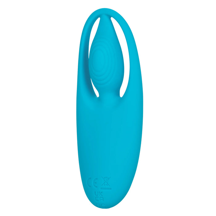 Neon Vibes The Orgasm Vibe Rechargeable Silicone Finger Vibrator - Blue