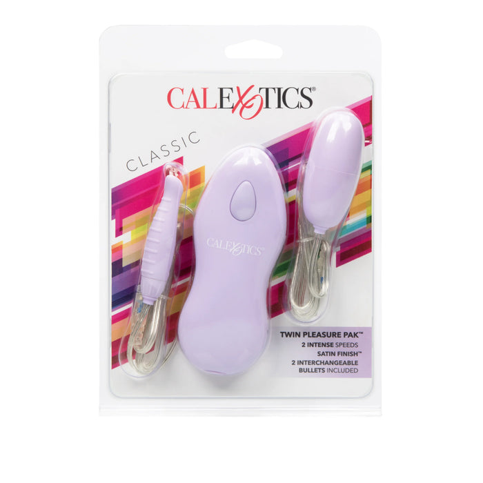 Calexotics Twin Pleasure Pak Purple Two Bullets