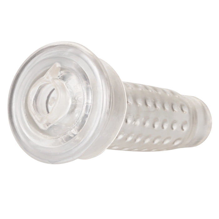 Optimum Series Stroker Pump Sleeve Masturbator - Pussy - Clear