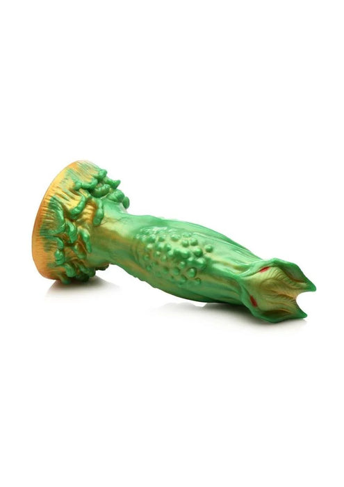 Creature Cocks Nebula Alien Silicone Dildo - Green/Gold/Red