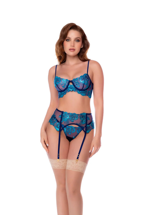80041 Bra, Panty & Garter Belt