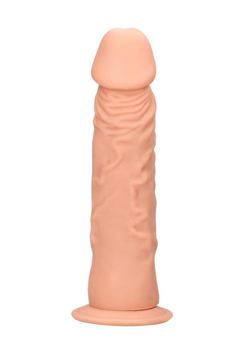 RealRock Realistic 9 in. Dildo With Suction Cup Beige
