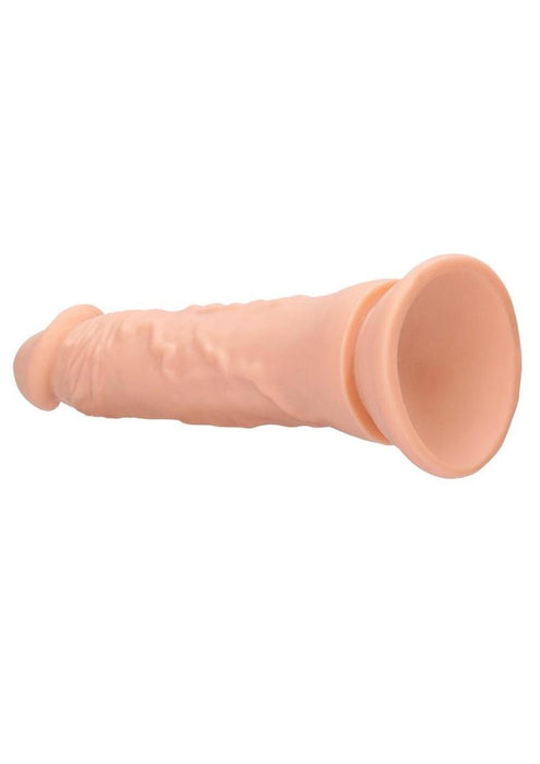 RealRock Realistic 9 in. Dildo With Suction Cup Beige
