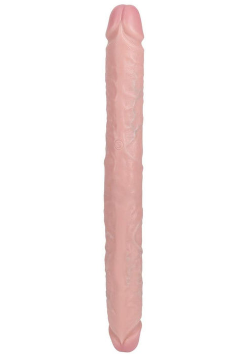 RealRock Realistic Skin Thick Double Ended Dong 16in - Vanilla
