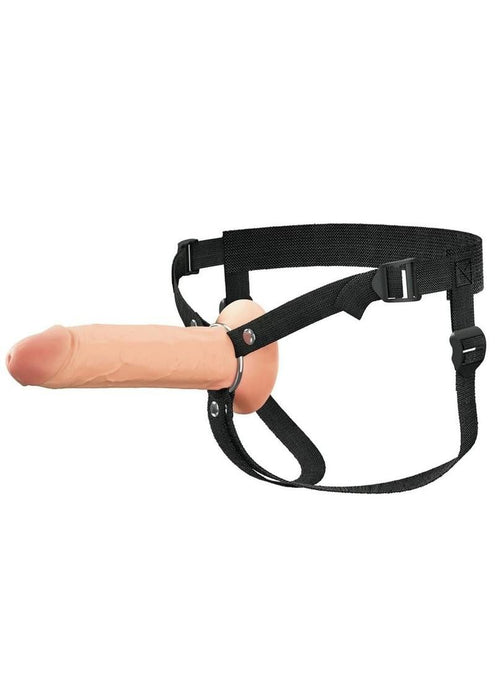 Fantasy X-Tensions Elite Hollow Silicone Strap-On 8 in. Light