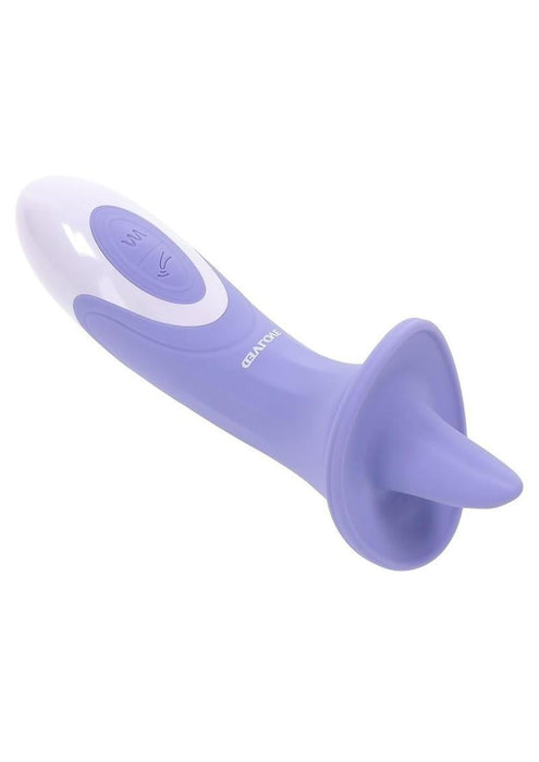 Lix & Kisses Rechargeable Silicone Clitoral Stimulator - Purple