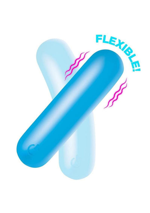 Bang Flexible Rechargeable Silicone Bullet - Blue