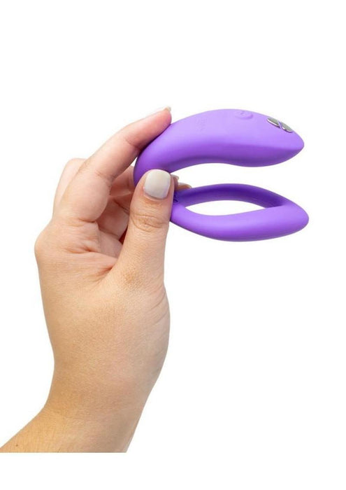 We-Vibe Sync O Rechargeable Silicone Couples Vibrator with Remote Control - Purple