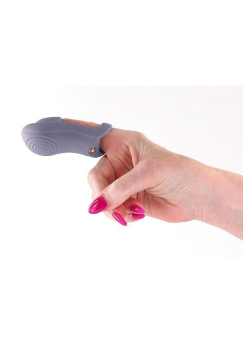 Techno Molly Rechargeable Silicone App Compatible Vibrator - Gray