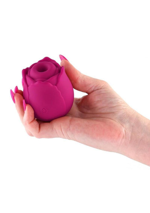 INYA The Vibrating Rose Rechargeable Silicone Clitoral Stimulator - Red