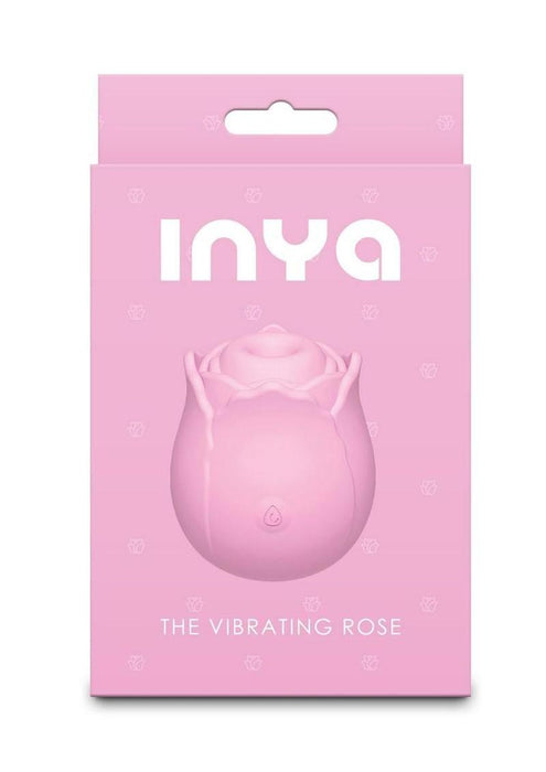 INYA The Vibrating Rose Rechargeable Silicone Clitoral Stimulator - Pink