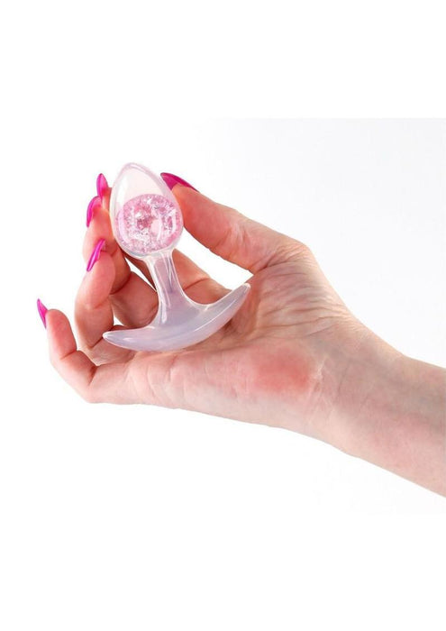 Cosmic Glams Silicone Anal Plug - Small - Pink