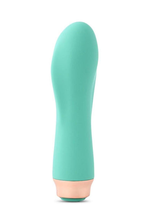 Nu Sensuelle Lynx Rechargeable Silicone Bullet with Nitro Motor - Tiffany Blue