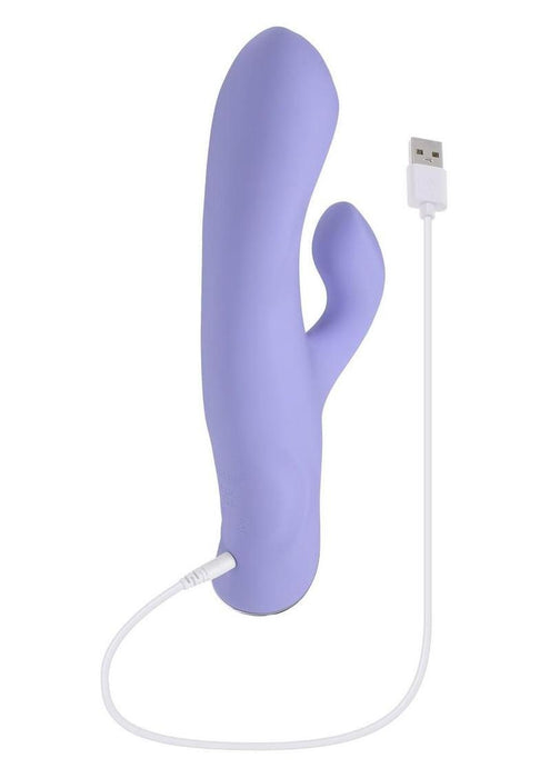Selopa Lavender Love Rechargeable Silicone Rabbit Vibrator - Purple