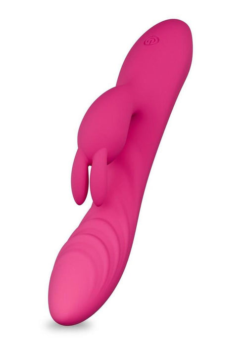 Sexy Things Wild Lust Rechargeable Silicone Rabbit Vibrator - Pink