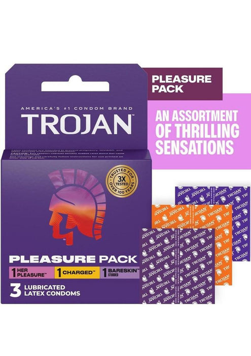 Trojan Pleasure Pack Condoms
