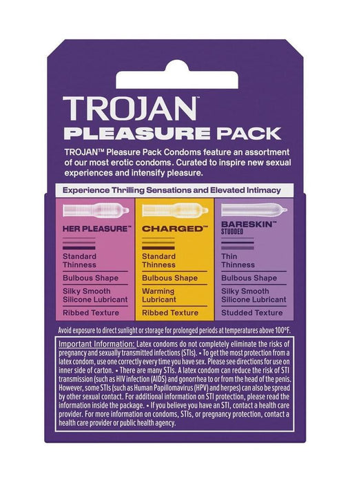 Trojan Pleasure Pack Condoms