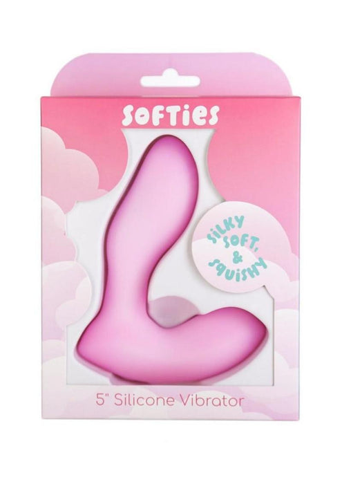 Softies Dual Silicone Rechargeable Vibrator 5in