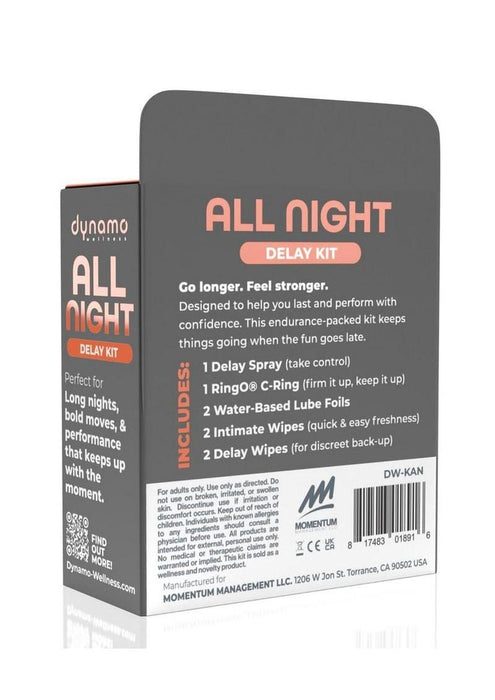 Dynamo Wellness All Night Intimacy Kit - Gray