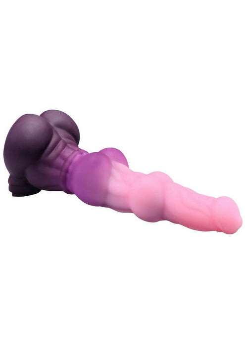 Creature Cocks Lycan Werewolf Silicone Dildo - Pink/Purple