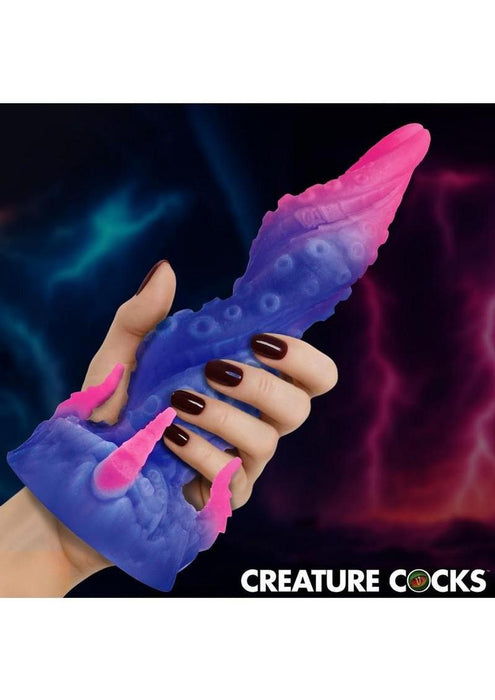 Creature Cocks Krakenar Tentacle Silicone Dildo - Blue/Pink