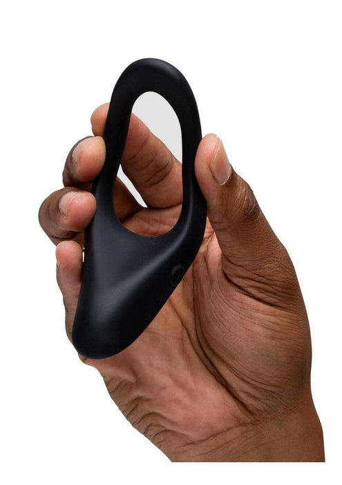 We-Vibe Verge 2 Rechargeable Silicone Vibrating Perineum Cock Ring - Black