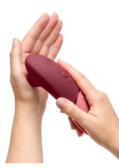 Womanizer Next Rechargeable Silicone 3D Pleasure Air Clitoral Stimulator - Bordeaux Red