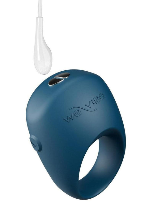 We-Vibe Pivot 2 Rechargeable Silicone Vibrating Cock Ring - Slate