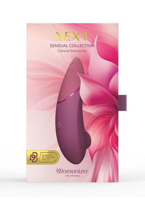 Womanizer Next Rechargeable Silicone 3D Pleasure Air Clitoral Stimulator - Dusky Pink