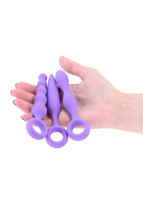 INYA Trio Silicone Anal Plug Kit (3 Piece) - Purple