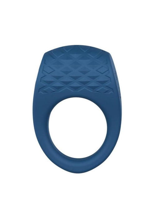 Performance Plus Dual Flex Pro Rechargeable Silicone Cock Ring - Blue