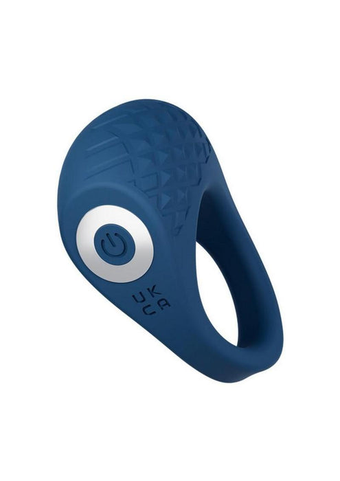 Performance Plus Dual Flex Pro Rechargeable Silicone Cock Ring - Blue