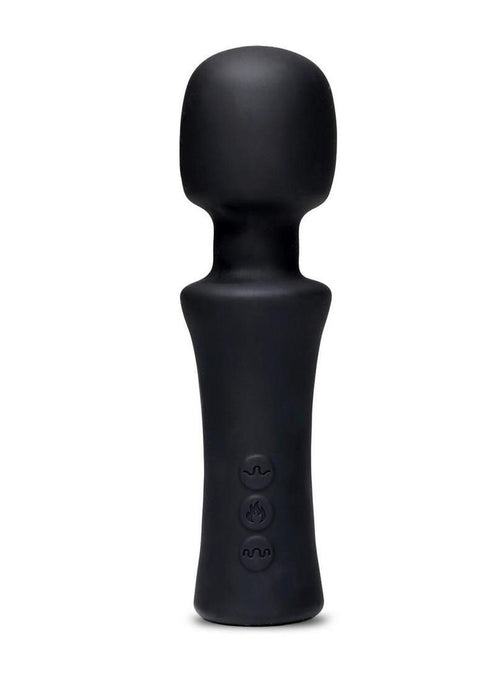 Nu Sensuelle Adore XRL8 Rechargeable Silicone Wand with Heat - Black