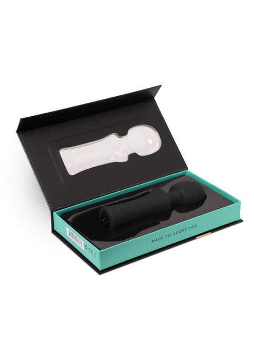 Nu Sensuelle Adore XRL8 Rechargeable Silicone Wand with Heat - Black