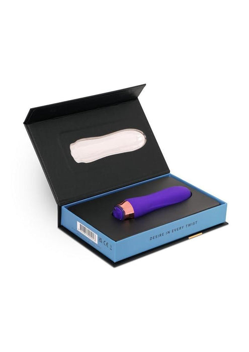 Nu Sensuelle Envy XLR8 Rechargeable Silicone Bullet Vibrator with Nitro Motor - Deep Purple