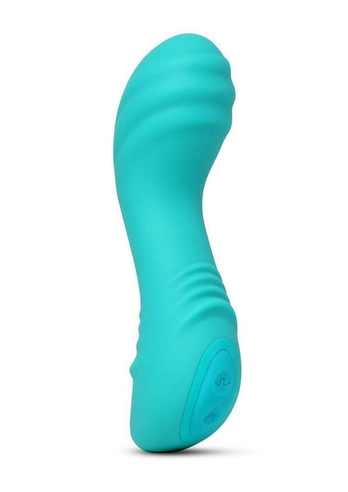 Nu Sensuelle Muse XLR8 Rechargeable Silicone Bullet Vibrator with Heat - Blue