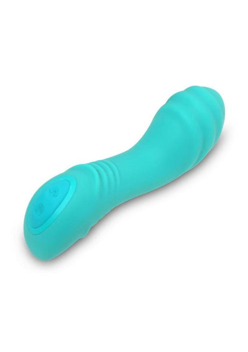 Nu Sensuelle Muse XLR8 Rechargeable Silicone Bullet Vibrator with Heat - Blue