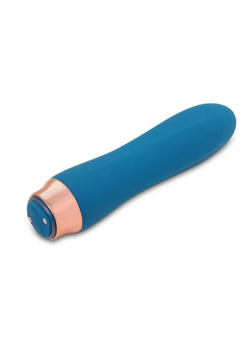 Nu Sensuelle Envy XLR8 Rechargeable Silicone Bullet Vibrator with Nitro Motor - Deep Turquoise