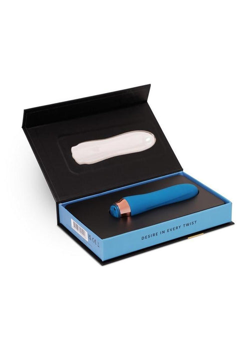 Nu Sensuelle Envy XLR8 Rechargeable Silicone Bullet Vibrator with Nitro Motor - Deep Turquoise