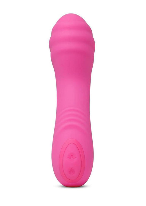 Nu Sensuelle Muse XLR8 Rechargeable Silicone Bullet Vibrator with Heat - Pink