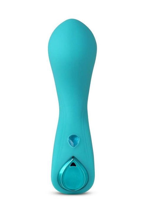 Nu Sensuelle Nubii Gemma Turbo Rechargeable Silicone Bullet Vibrator - Blue