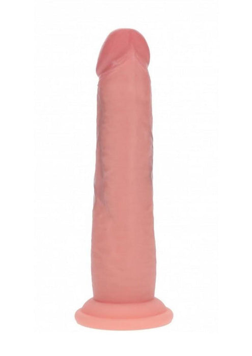 RealRock Dual Layered Silicone Realistic Sliding Skin Dildo 7in - Vanilla