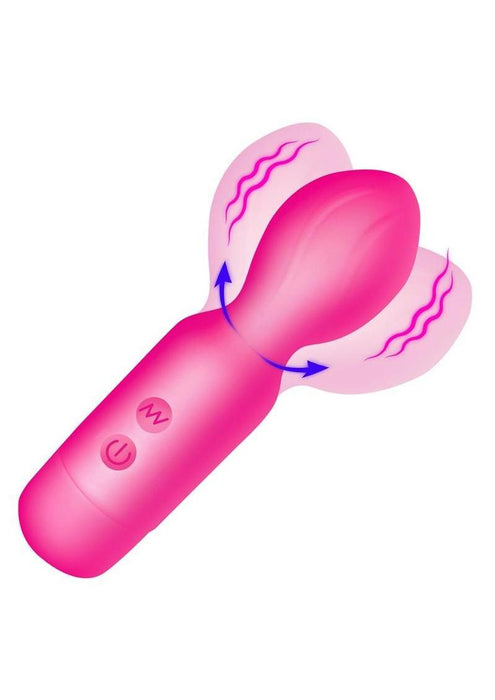 Bang! 18X Vibrating Silicone Mini Wand - Pink