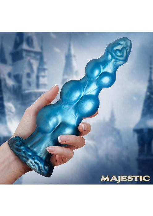 Creature Cocks Auren Wolf King Silicone Dildo - Blue