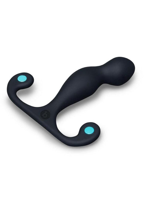B-Vibe P-Spot Vortex Flex Silicone Prostate Massager - Black