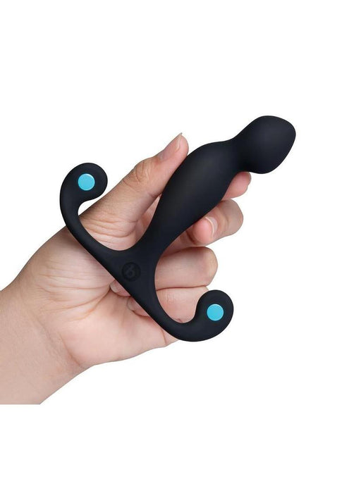 B-Vibe P-Spot Vortex Flex Silicone Prostate Massager - Black